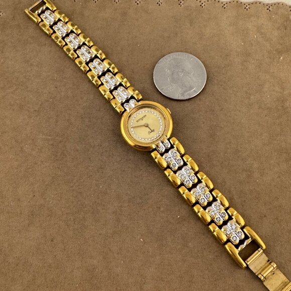 Vintage Swiss Made Wittnauer Fabulous Crystal Accent Dress Watch - Picture 4 of 9